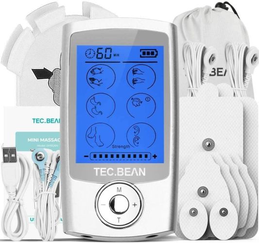 TEC.Bean 24Modes TENS Unit Muscle Stimulator with 8 Electrode Pads TEC.Bean 24Modes TENS Unit Muscle Stimulator with 8 Electrode Pads